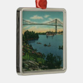 ブ国際的リッジ・アメリカン・スパン・ビュー# 2 メタルオーナメント (右)