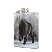 ブ怒ラックオオカミ フラスク (左)
