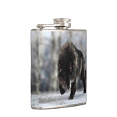 ブ怒ラックオオカミ フラスク (右)