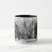 ブ怒ラックオオカミ マグカップ (中央)