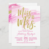 ブ恋しく思リダル・シャワー夫人への招待状 招待状 (正面/裏面)