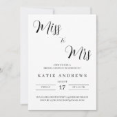 ブ恋しく思リダル・シャワー夫人への招待状 招待状 (正面)