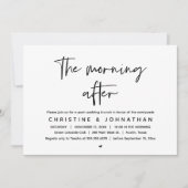 ブ感謝していリンのポストの結婚お祝いinvitati 招待状 (正面)