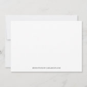 ブ王室のルフォーマルエレガントスウィート16招待状 招待状 (裏面)