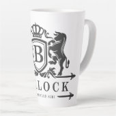 ブ王室のロックラテマググ カフェラテマグ (右アングル)