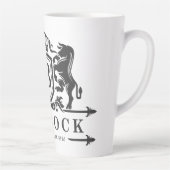 ブ王室のロックラテマググ カフェラテマグ (右)