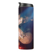 ブ疑問に思レスレットでブロックする女性 タンブラー (回転右)