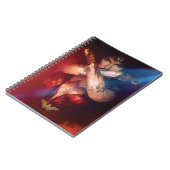 ブ疑問に思レスレットでブロックする女性 ノートブック (左側)