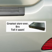 ブ素晴らしロバイブル バンパーステッカー (車上)