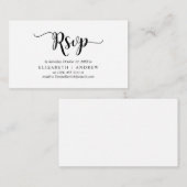 ブ素朴ラック、結婚式のRSVP、応答 エンクロージャーカード (正面/裏面)