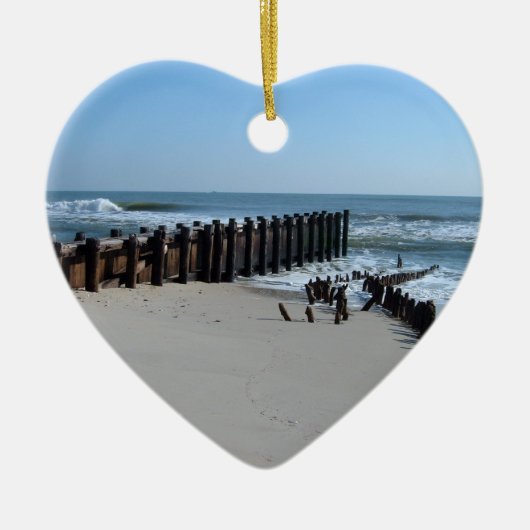 ブ素朴ルクヘッドオンビーチ セラミックオーナメント (正面)