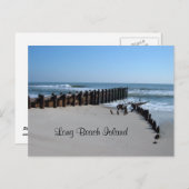 ブ素朴ルクヘッドオンビーチ ポストカード (正面/裏面)