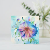 ブ素朴ルメンウィーフローラ名前をカスタムするギフトエンクロス シーズンカード (スタンド正面)