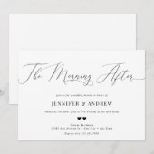 ブ結婚ランチ 招待状 (正面/裏面)