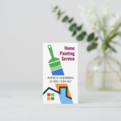 ブ絵を描シの絵を描ホームペインター 名刺 (スタンド正面)