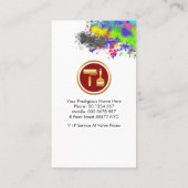 ブ絵を描シの絵を描ホームペインター 名刺 (裏面)