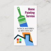 ブ絵を描シの絵を描ホームペインター 名刺 (正面)