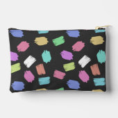 ブ絵を描ラシストロカラフルーク アクセサリーポーチ (裏面)