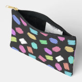 ブ絵を描ラシストロカラフルーク アクセサリーポーチ (見開き)