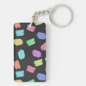 ブ絵を描ラシストロカラフルーク キーホルダー (裏面)