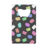 ブ絵を描ラシストロカラフルーク クレジットカード栓抜き (裏面)