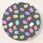 ブ絵を描ラシストロカラフルーク コースター (正面)