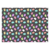 ブ絵を描ラシストロカラフルーク テーブルクロス (正面(横))