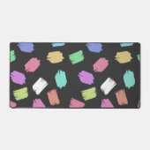 ブ絵を描ラシストロカラフルーク デスクマット (正面)