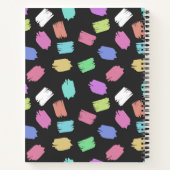 ブ絵を描ラシストロカラフルーク ノートブック (裏面)