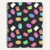 ブ絵を描ラシストロカラフルーク ノートブック (正面)