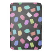 ブ絵を描ラシストロカラフルーク バスマット (正面縦)