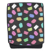 ブ絵を描ラシストロカラフルーク バックパック (正面)