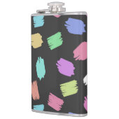 ブ絵を描ラシストロカラフルーク フラスク (左)