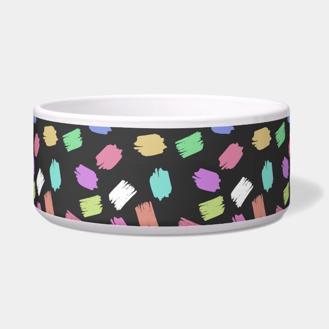 ブ絵を描ラシストロカラフルーク ボウル (正面)