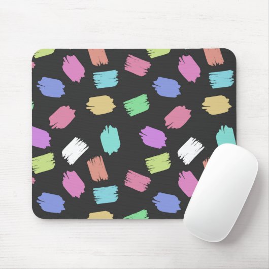 ブ絵を描ラシストロカラフルーク マウスパッド (マウス)