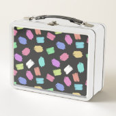 ブ絵を描ラシストロカラフルーク メタルランチボックス (正面)