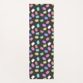 ブ絵を描ラシストロカラフルーク ヨガマット (正面)