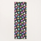 ブ絵を描ラシストロカラフルーク ヨガマット (裏面)