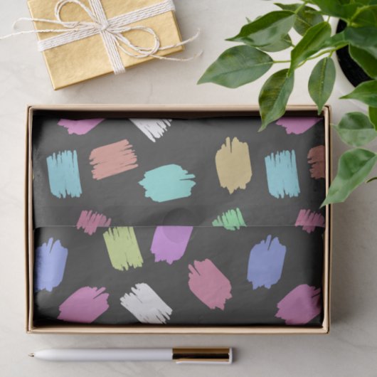 ブ絵を描ラシストロカラフルーク 薄葉紙 (ギフト)