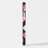 ブ絵を描ラシストロカラフルーク iPhoneケース (左側面)