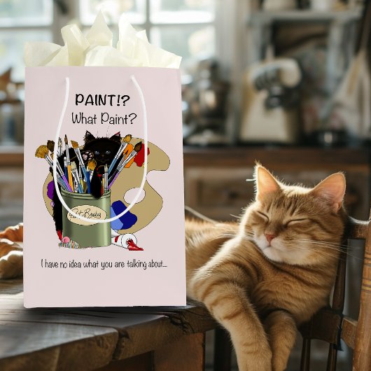 ブ絵を描ラシュパレットブラックキットンアーティスト ミディアムペーパーバッグ