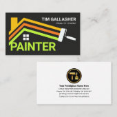 ブ絵を描ラ絵を描シのホームルーフライン 名刺 (正面/裏面)