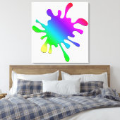 ブ絵を描ロッター キャンバスプリント (インサイチュ (寝室))