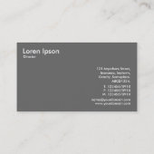 ブ絵を描ロッツ – カーキDKオリーブ 名刺 (裏面)