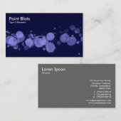 ブ絵を描ロッツ – パステルブルーon Dk Navy 名刺 (正面/裏面)