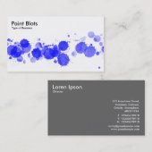 ブ絵を描ロッツ – 青 名刺 (正面/裏面)