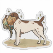 ブrittany狩猟車ステッカー シール (正面)