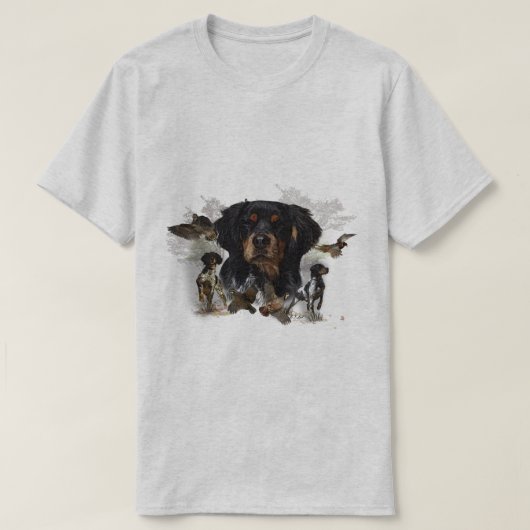ブrittany スパニエル、鳥への情熱 tシャツ (デザイン正面)