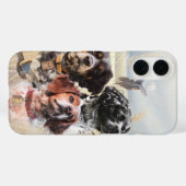 ブrittany Spaniel、鳥への情熱 Case-Mate iPhoneケース (裏面 (横))