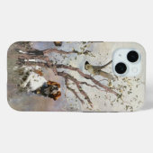 ブrittany Spaniel 、鳥への情熱 Case-Mate iPhoneケース (裏面 (横))